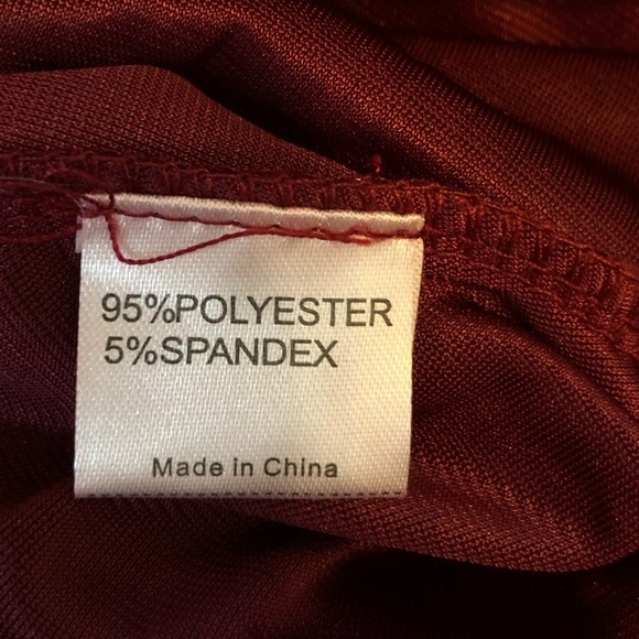 Zaberry Wine Red Velour Velvet Wrap Stretch Mermaid Midi Dress Valentine’s Day - Picture 13 of 14